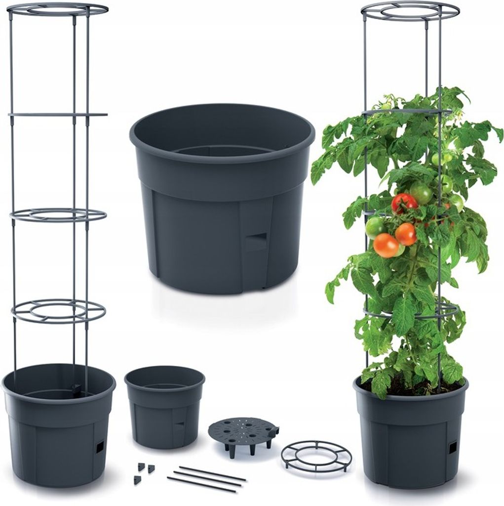 Pot de culture de tomates avec support 28l Image du produit 