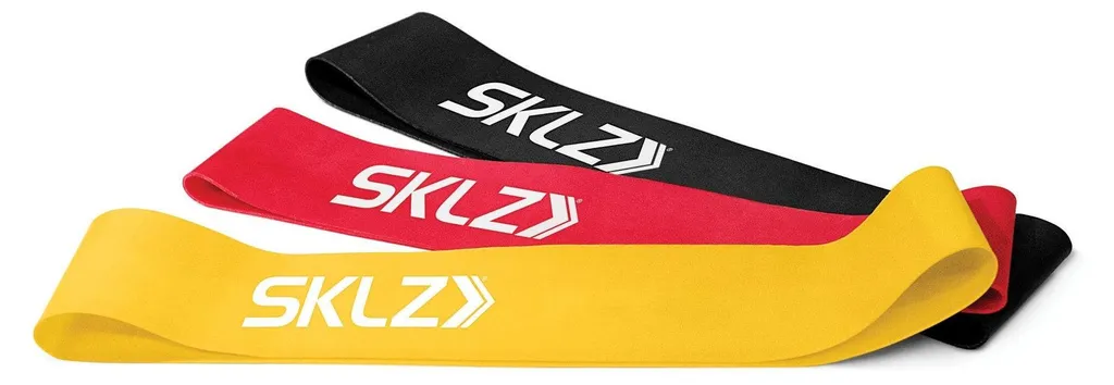 Set de 3 Mini Bandes de Résistance SKLZ Multicolores Niveaux Progressifs