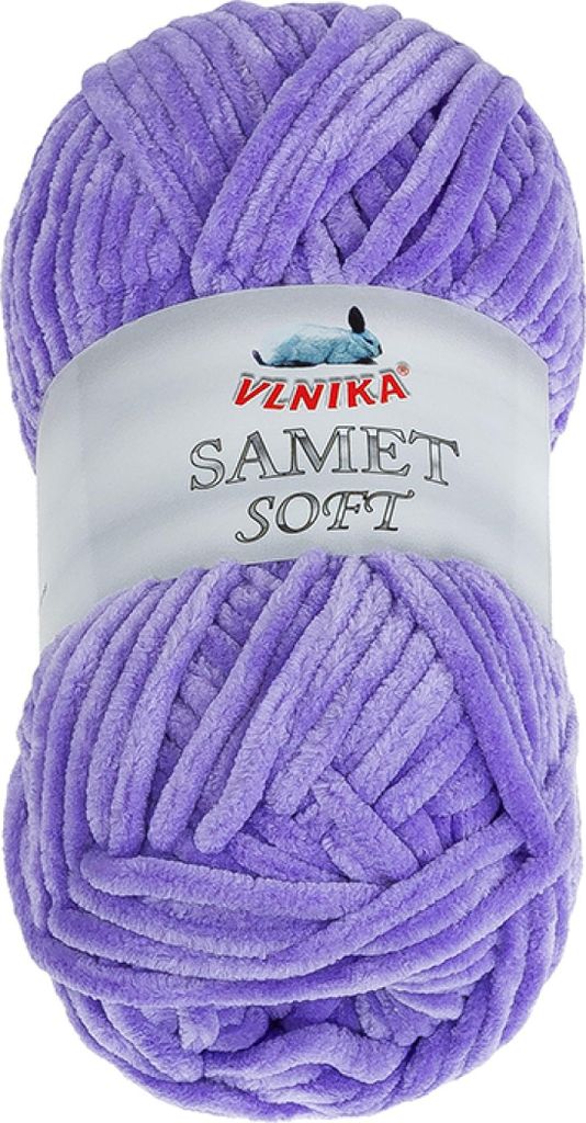Garn SAMET - 100g / 100 m - Lila