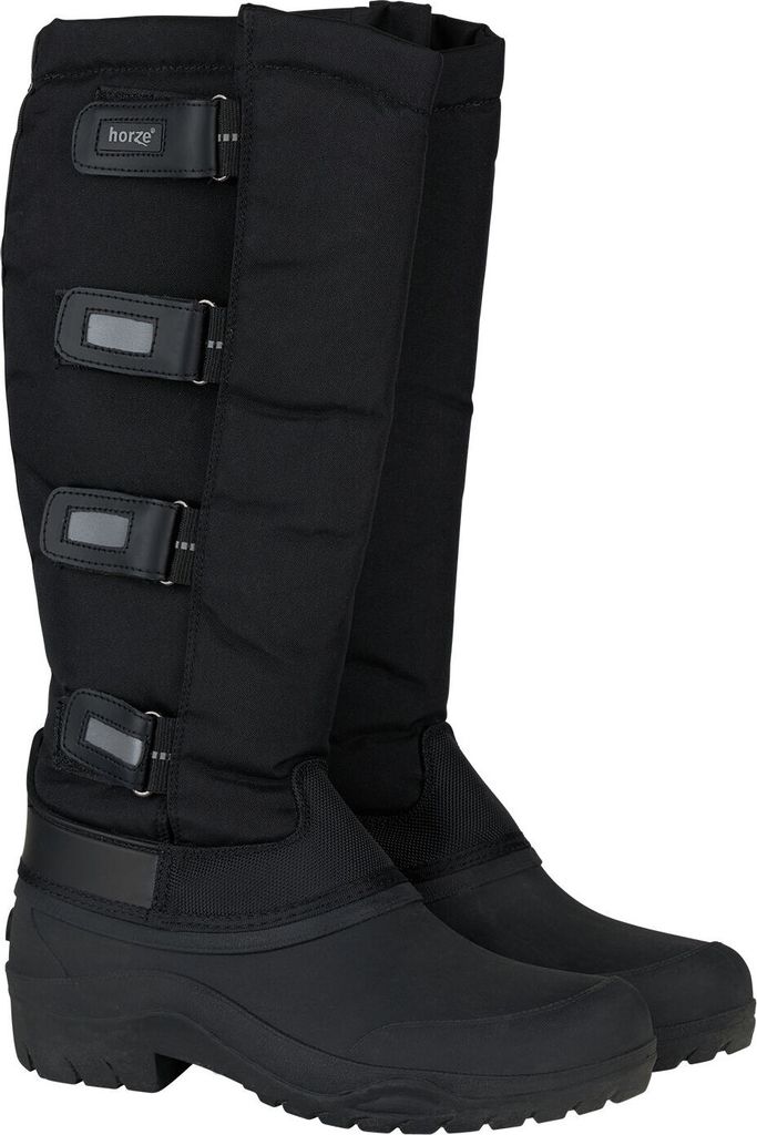 Horze Polar Damen Thermo Stiefel, Schwarz, 38