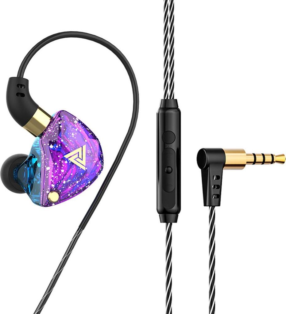 QKZ In-Ear-Kopfhörer mit Kabel, Monitor-Kopfhörer, Produktbild 