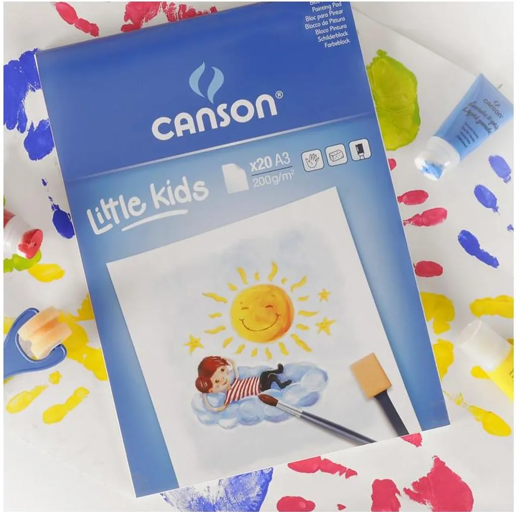 Canson C400015589 Blocco Disegno A3 20 Fogli 200g - Carta Professionale