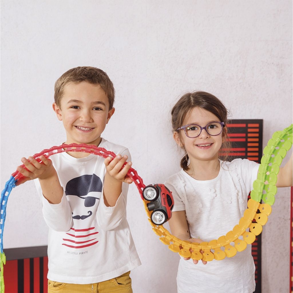 Smoby FleXtreme Starter-Set Autorennbahn - 184 bunte Produktbild 46