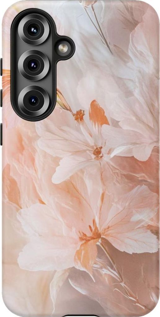 Zarte Blüten in Rosé – Handyhülle Kompatibel mit Galaxy S25