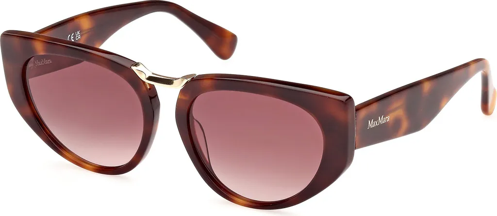 Max Mara MM0093 Lunettes de soleil écaille monture légère verre 54