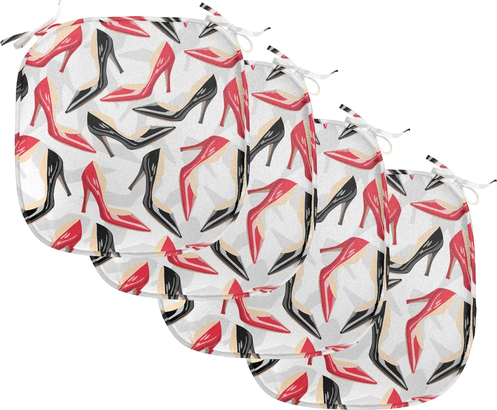 Set 4 Cuscini ABAKUHAUS 40x40 Impermeabili | Fissaggio con Cinturini