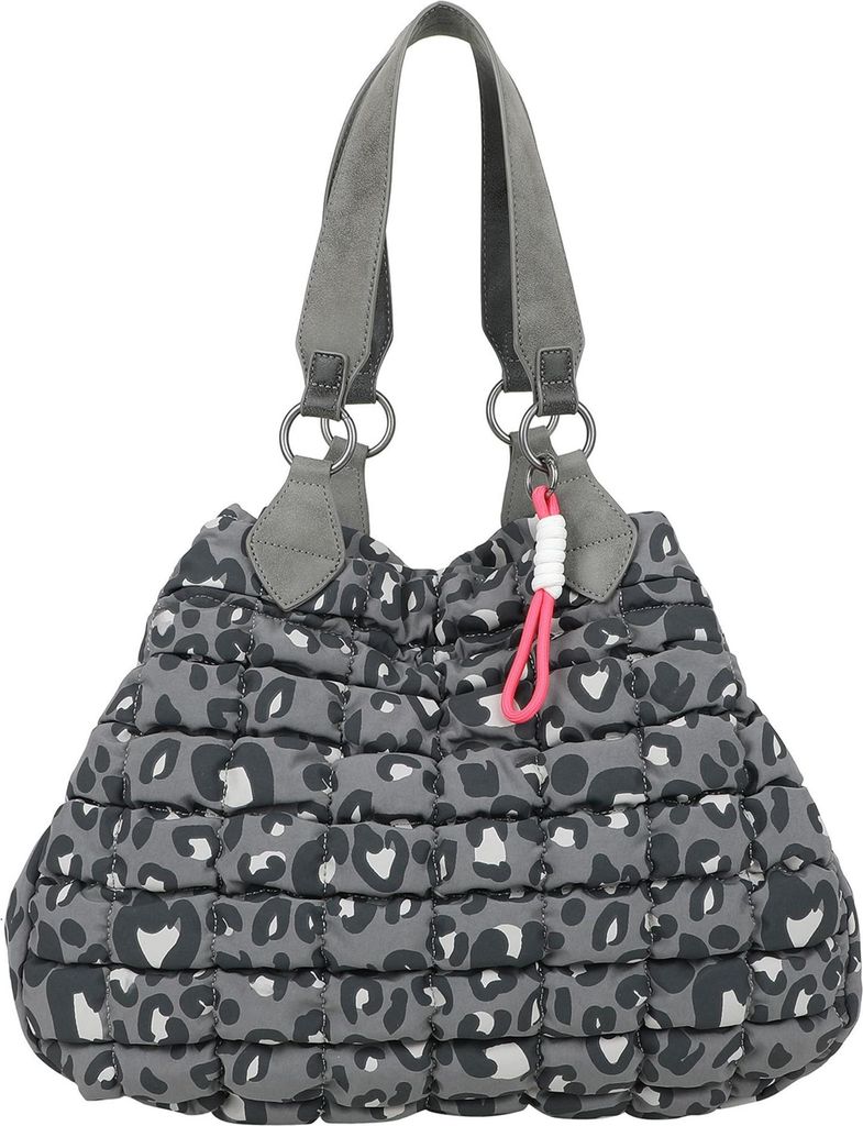 Fritzi aus Preußen Schultertasche Izzy Medium Limited Leo Bubble Shoulder Bag Soft Anthra grau