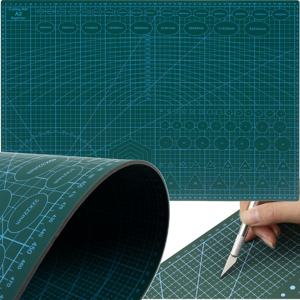 Tapis de découpe autocicatrisant A2 4 mm 3 couches imprimé Image du produit 