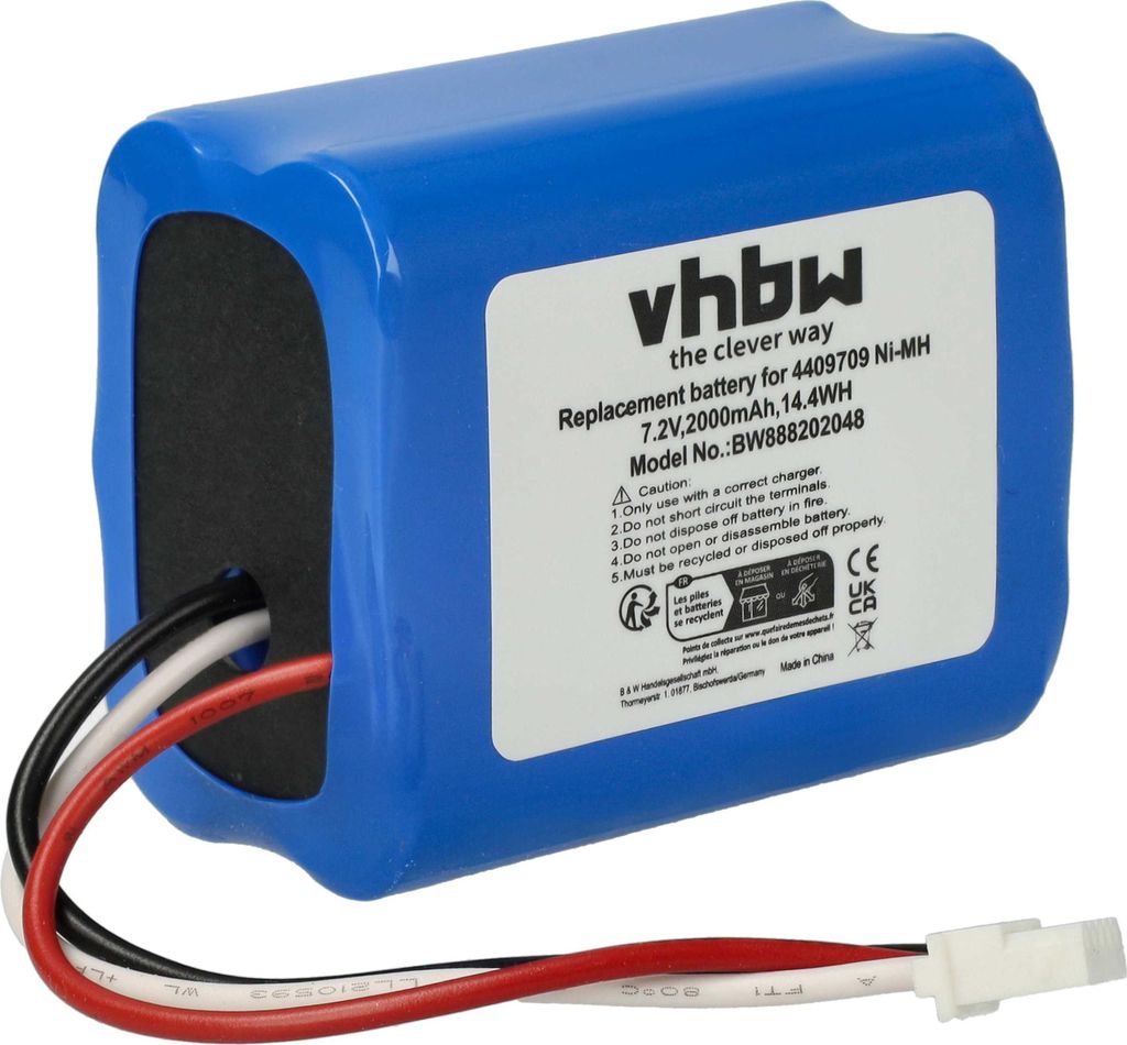 vhbw Akku kompatibel mit iRobot Braava 300, 380, 390, 2000, Produktbild 