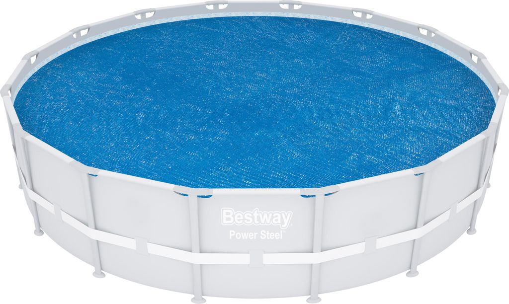 Telone solare Bestway® Flowclear™ PE Ø 462 cm, blu, rotondo Immagine del prodotto 