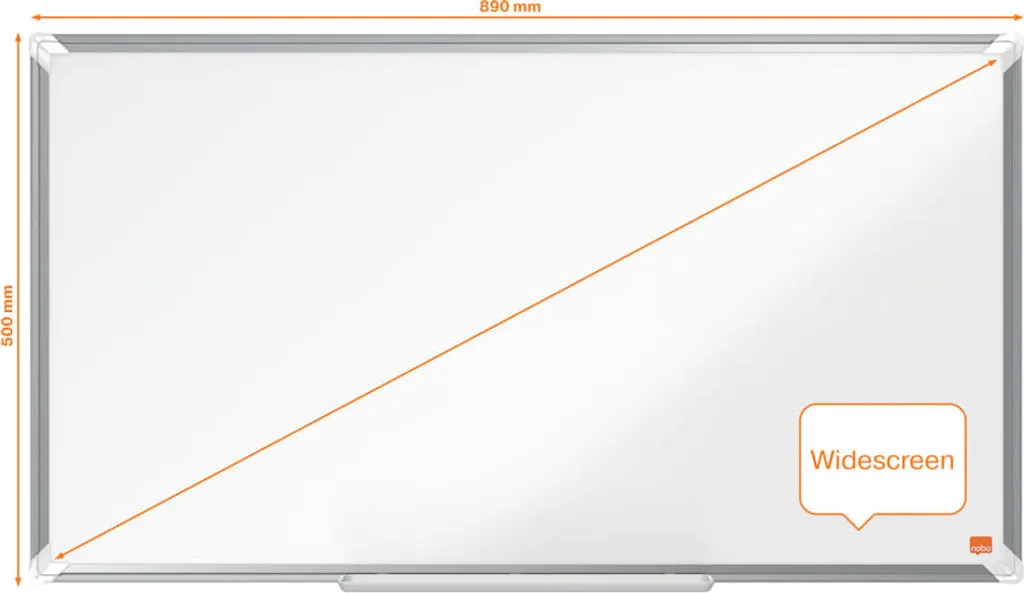 Tableau blanc effaçable Premium Plus, surface anti-taches 89x50 cm