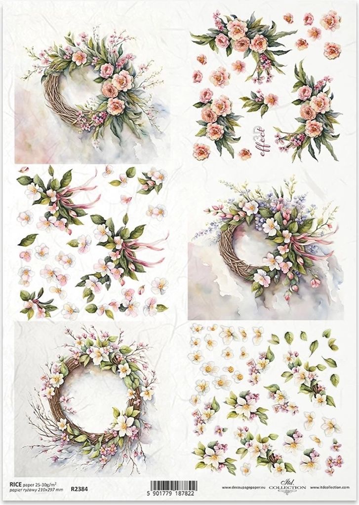 ITD Reispapier Decoupage Bastelpapier Produktbild 