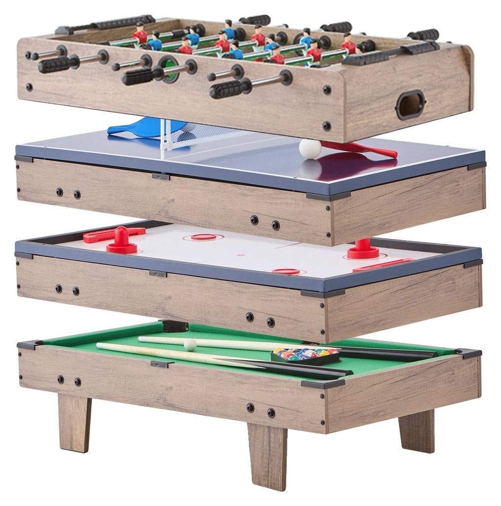 VEVOR 4-in-1 Kombi-Spieltisch-Set, 48" Air-Hockey-Tisch, Produktbild 