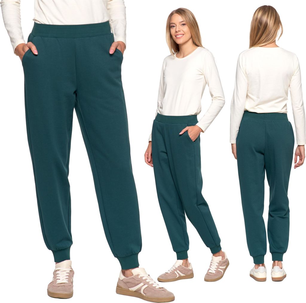 Bequeme, Klassische Damen-Trainingshose Mit Hohem Bund Und Stilvollem Morgentau L