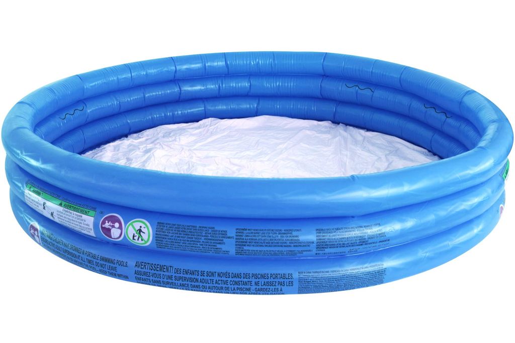 BESTWAY Planschbecken 3 Ring blau Kinder Baby Pool 122x25 cm