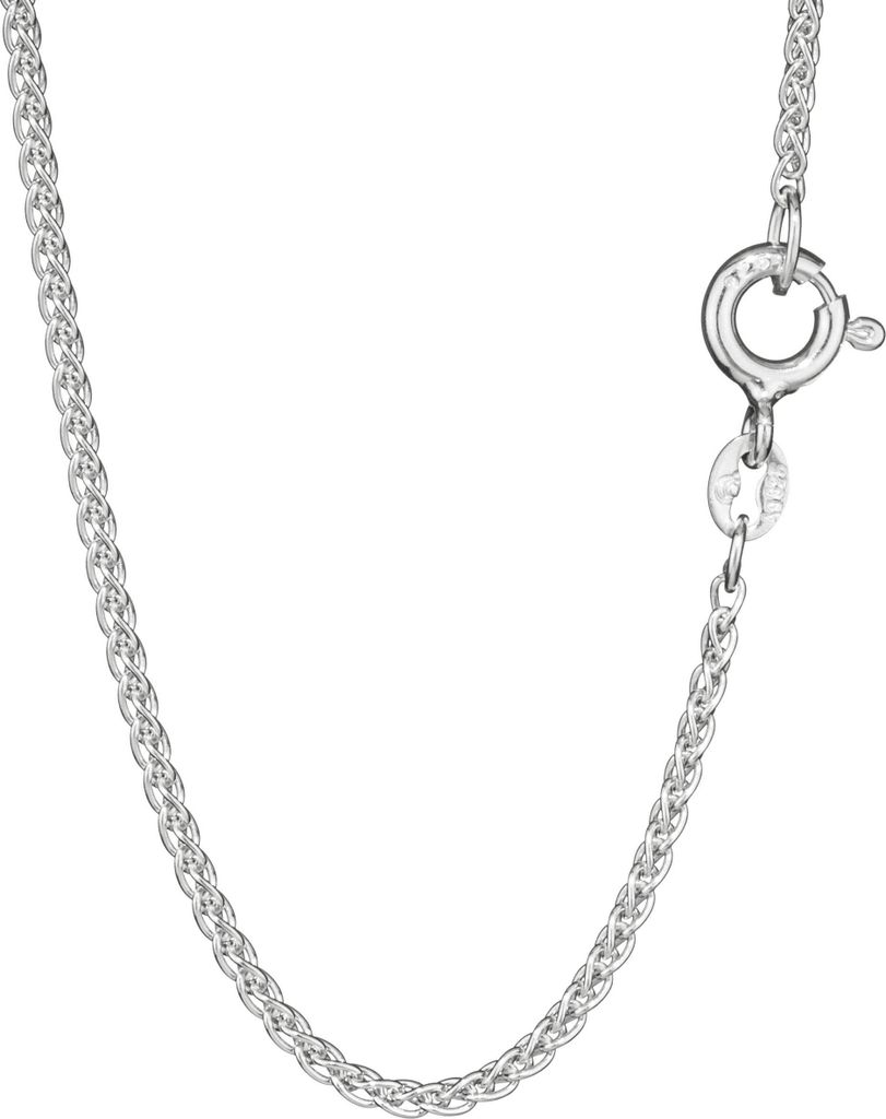 Collier 60cm Zopfkette rund 925 Sterling Silber Damen Produktbild 