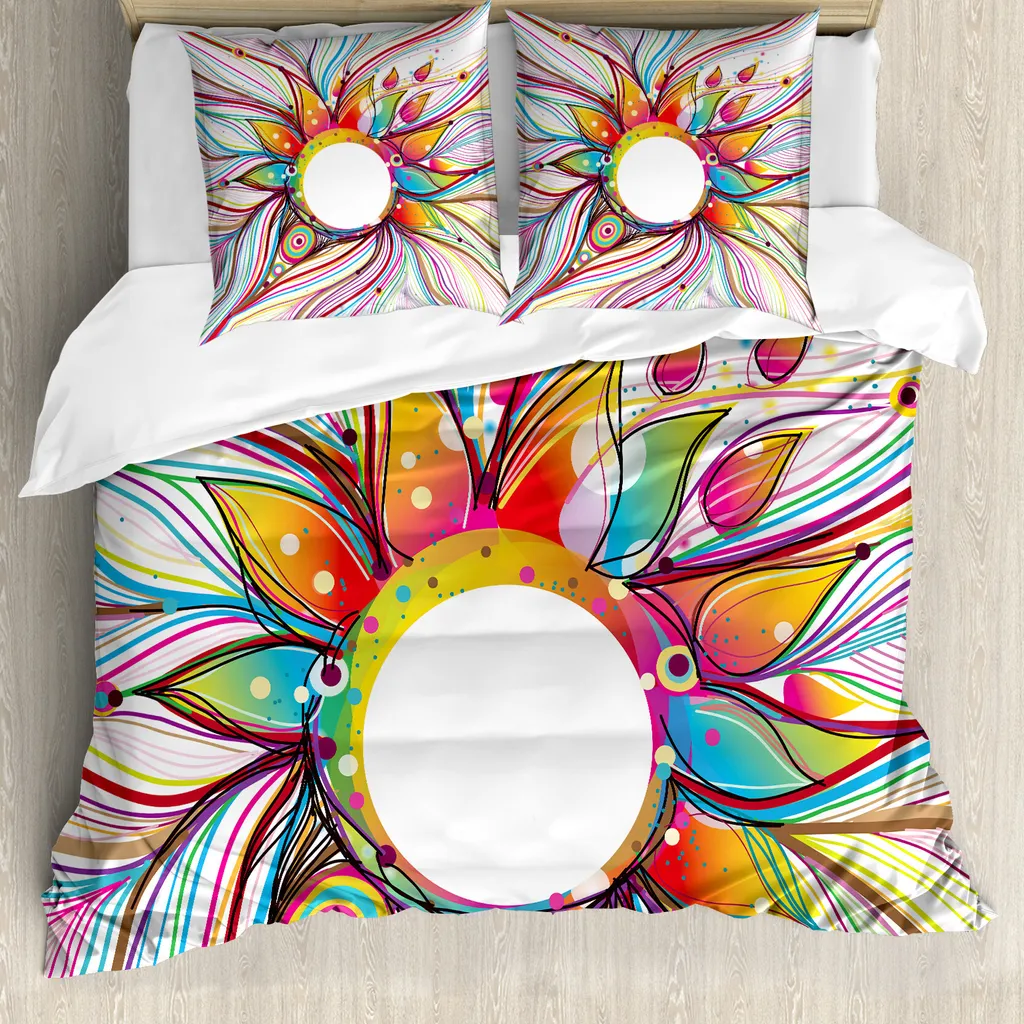 Copripiumino Trippy ABAKUHAUS 200x200 - Vibes Astratte per la Camera