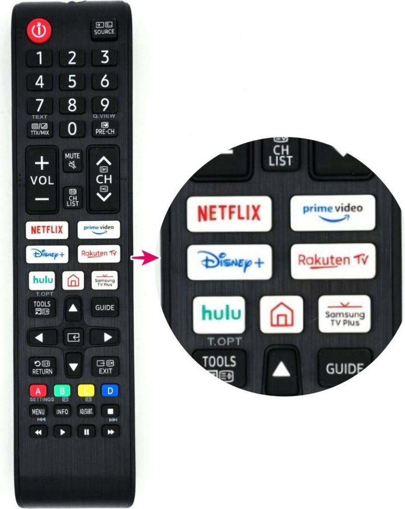 Universal Fernbedienung passend für alle Samsung Smart LCD LED QLED UHD 4K 8K 3D TV