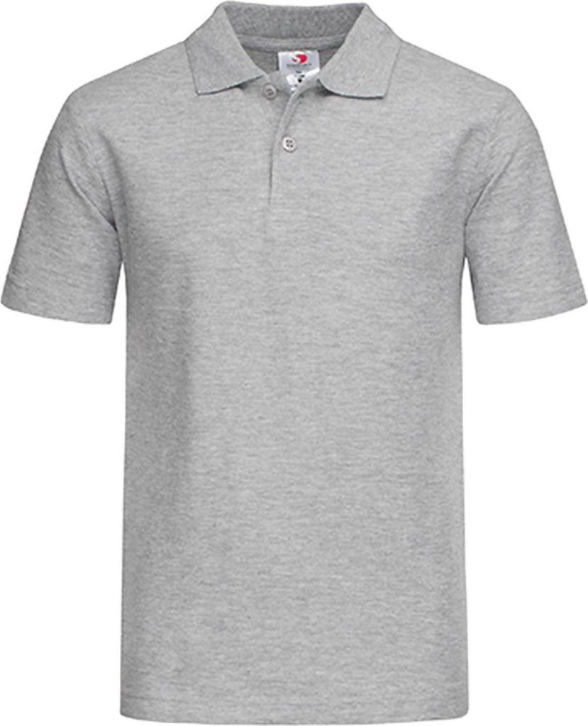 Stedman - Short Sleeve Polo for children - Grey Heather - M (134/140)