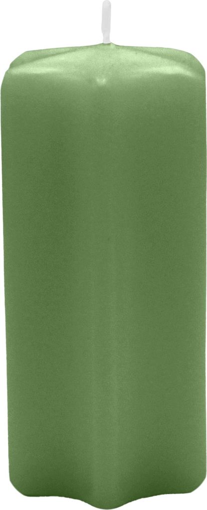 Sternkerzen Grün 120 x Ø 60 mm, 4 Stück
