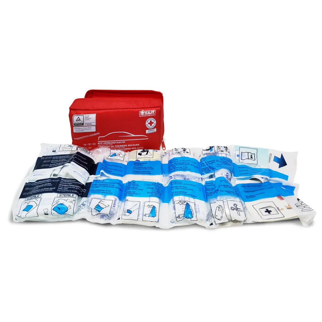 Kit Pronto Soccorso Auto Soft Approvato DIN 13164 - Qualità Certificata - 3