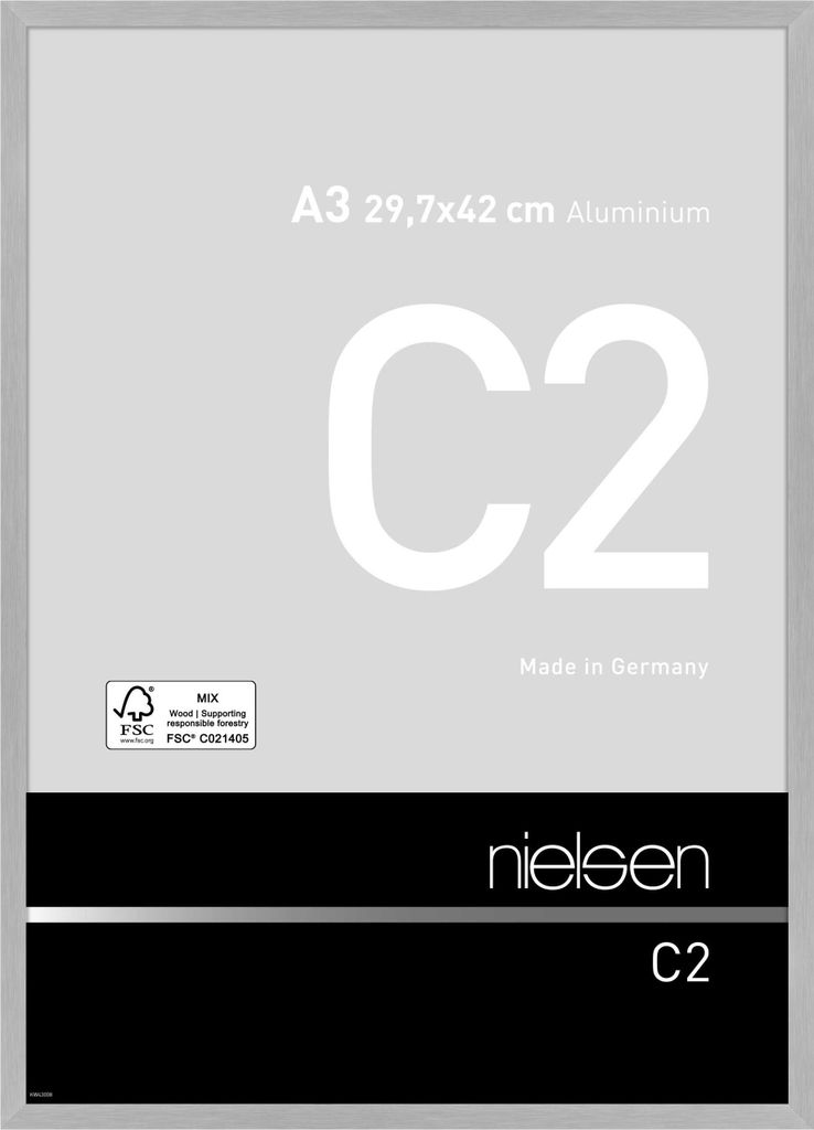 nielsen Aluminium Bilderrahmen C2, 29,7x42 cm (A3), Produktbild 
