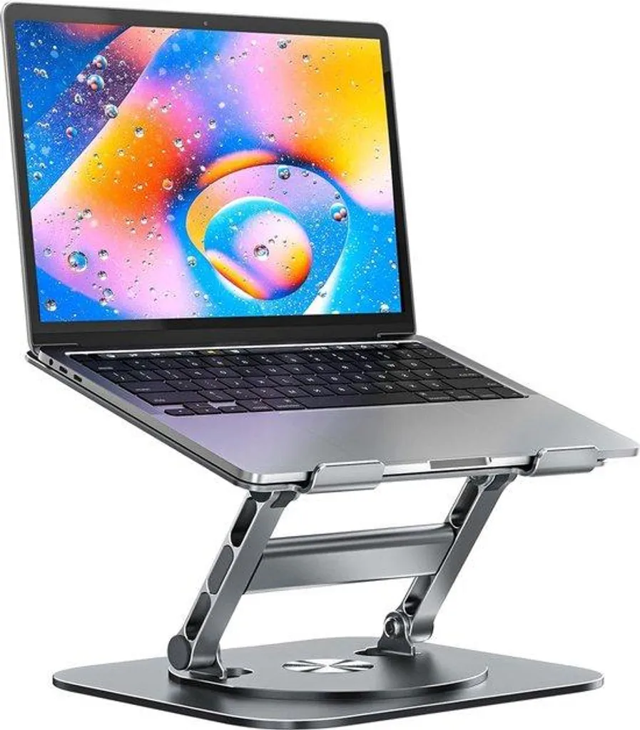 Support Ergonomique PC 17 Pouces - Fini les Douleurs au Cou Gris 360°