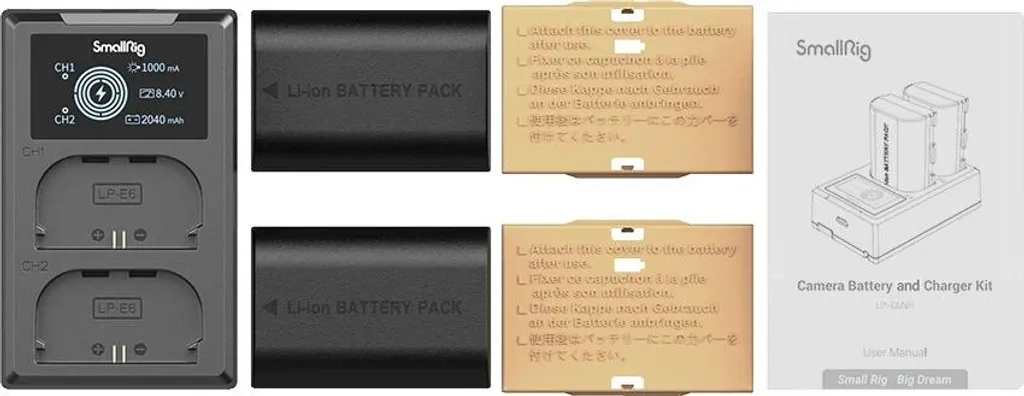 Évitez la Panne Sèche avec la Batterie 2040mAh et son Chargeur Rapide Double
