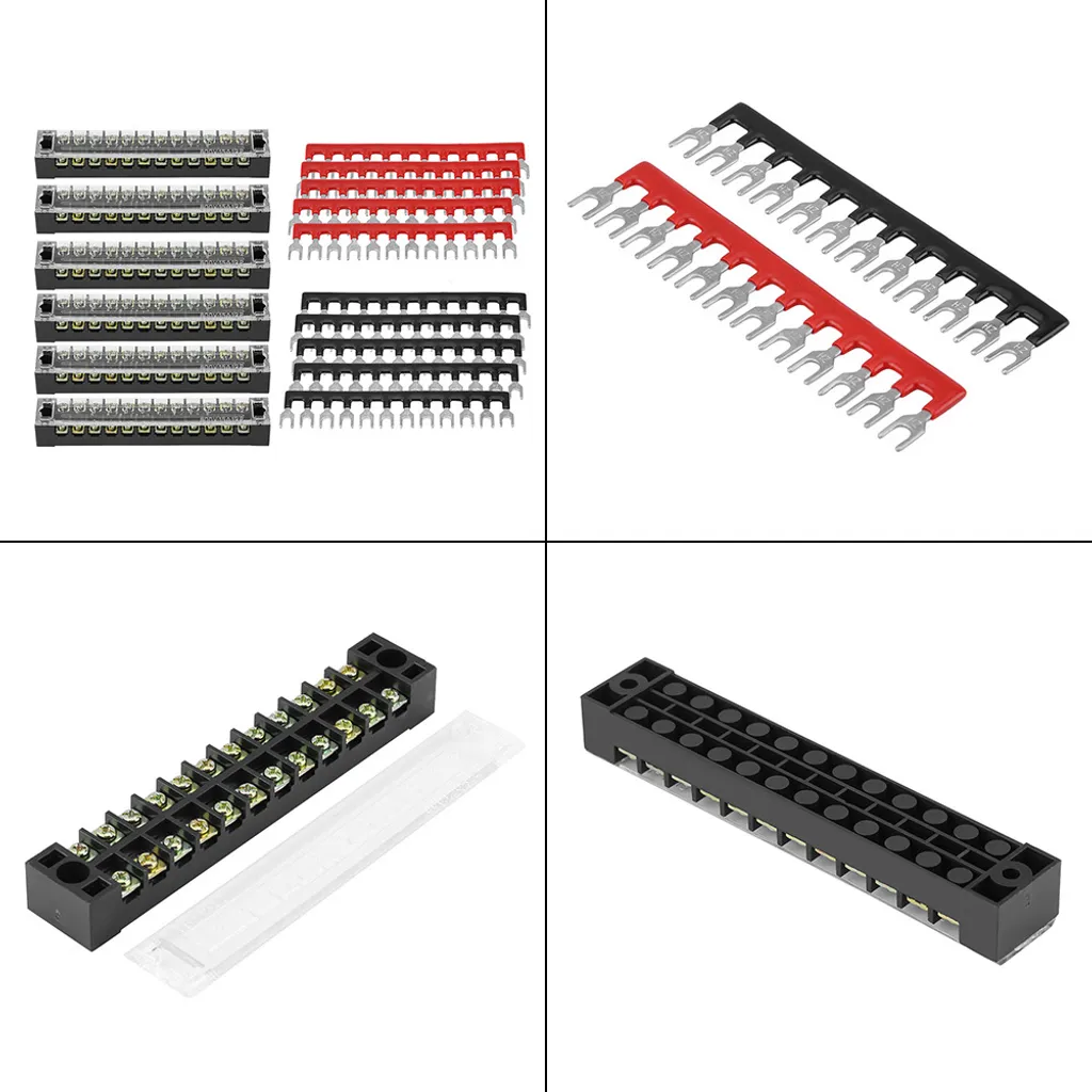 Morsettiera a Vite 12 Posizioni 600V 15A | Barriera Elettrica Professionale