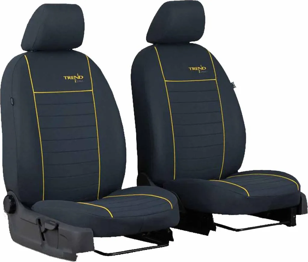 Set Fodere 2+1 Citroen Jumpy II Giallo - Coprisedili Universali Furgone