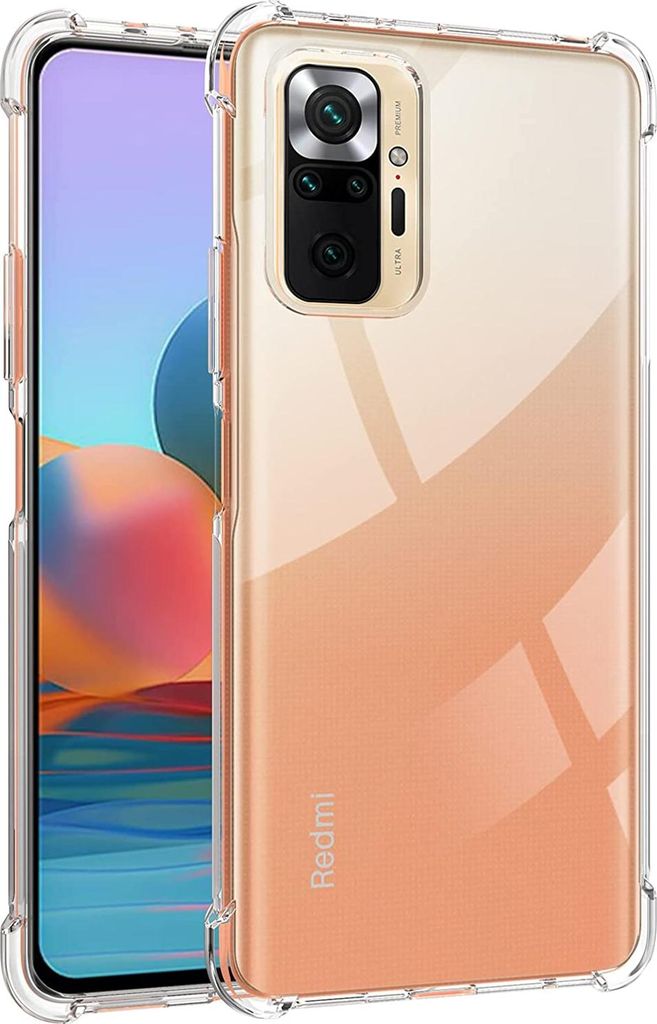 Hülle für Xiaomi REDMI NOTE 10 PRO - Stoßfeste Transparent Handyhülle Kratzfest Schutzhülle Ultra Dünn Phonillico