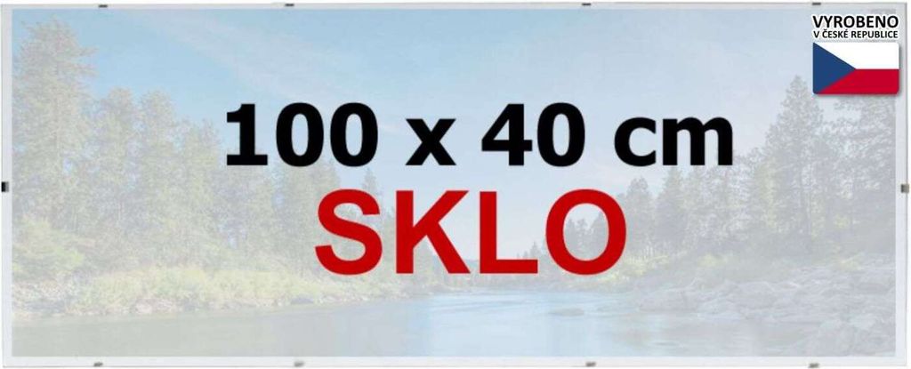 BFHM Euroclip puzzle rám 100x40cm sklo Obrázok produktu 1