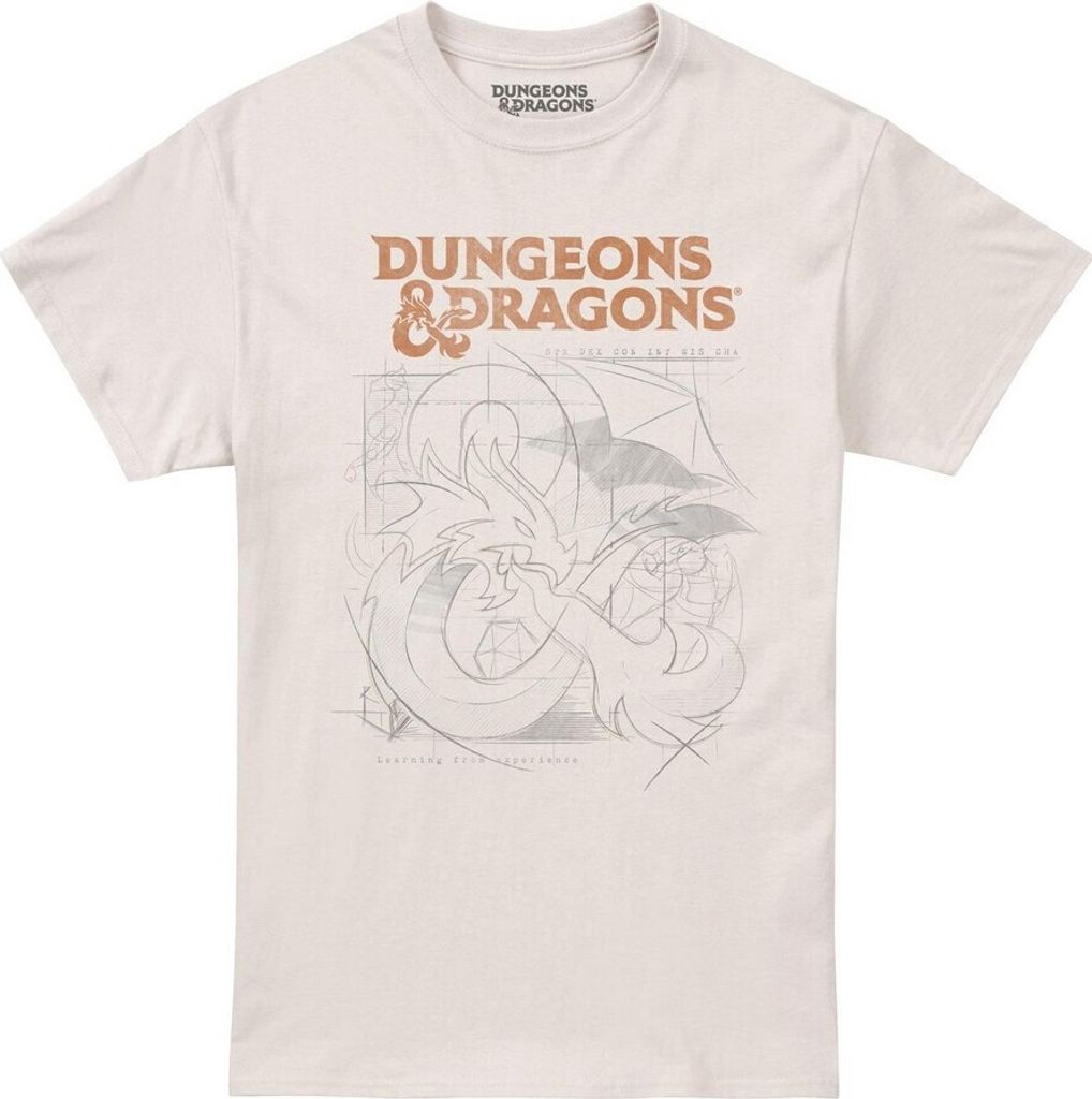 Dungeons & Dragons - T-Shirt für Herren TV1784 (XXL) (Natürlich)