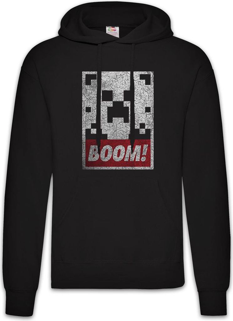 Urban Backwoods Boom, Herren Hoodie, Farbe: Schwarz, Größe: S