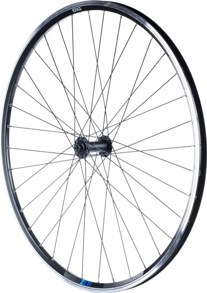Roue arrière de trekking 28 pouces Exal ZX19 idéale pour voyage à vélo