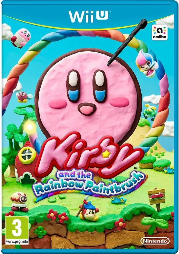 Kirby and the Rainbow Paintbrush Wii U - Jeu de Plateforme Multicolore