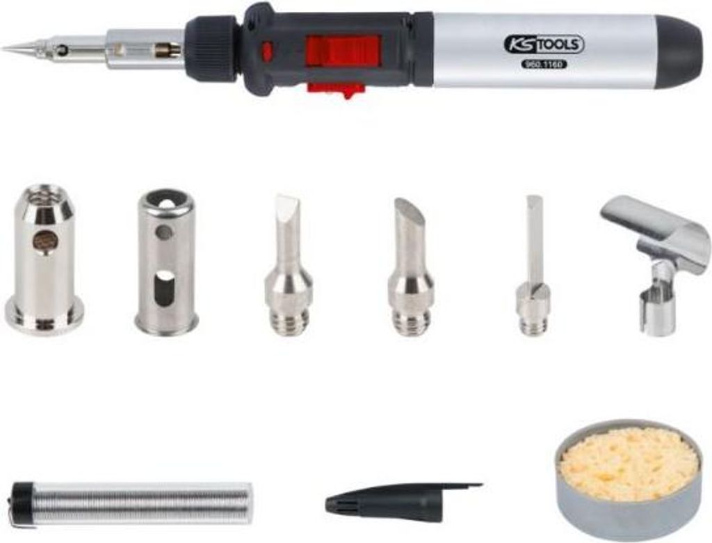 Micro set de soudure KS TOOLS - 10 pièces - 960.1160 Image du produit 
