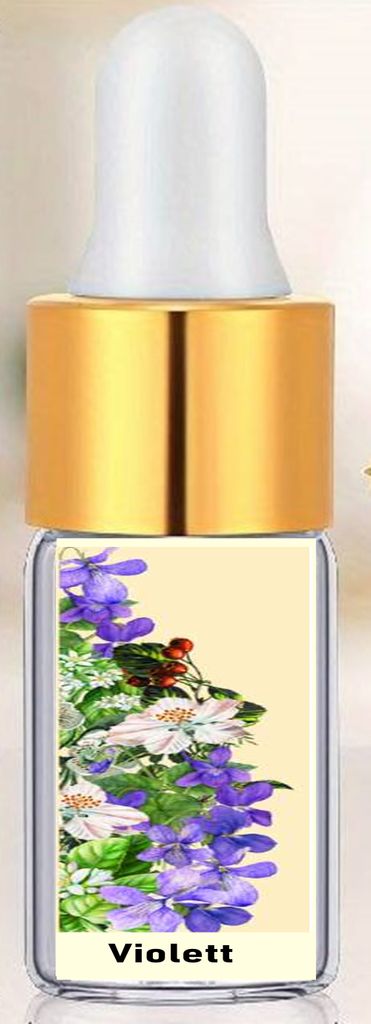 GKA Parfüm Öl Violett aus Frankreich Parfümöl Kosmetik Weißdorn, Veilchen, Heliotrop sehr intensiv Probierfläschchen