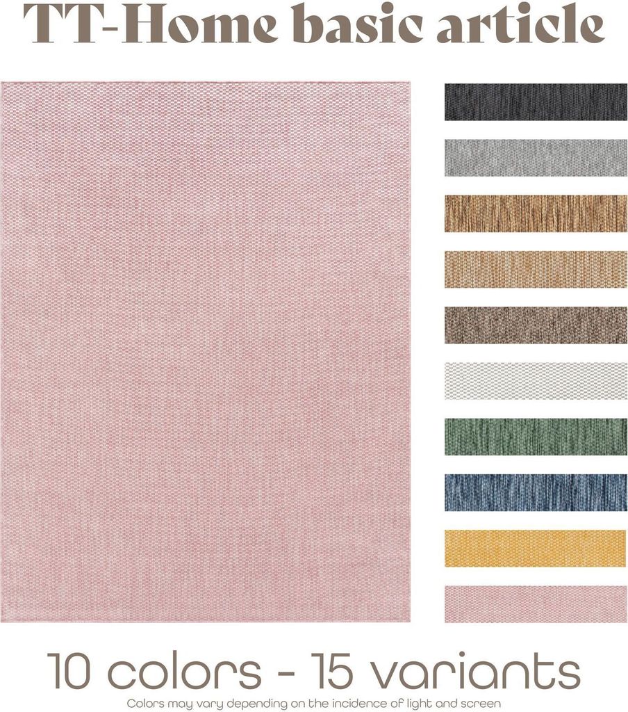 TT Home Teppich Für Outdoor Küchenteppich Balkon Terrasse Produktbild 8