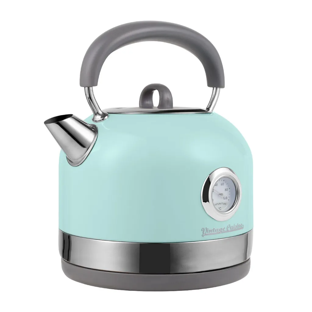 Bouilloire rétro pour thé et infusion précise coloris Mint Pastel