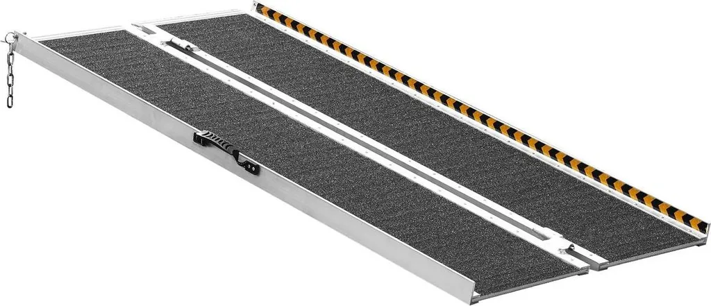 Rampe PMR amovible en aluminium pour scooter électrique et fauteuil