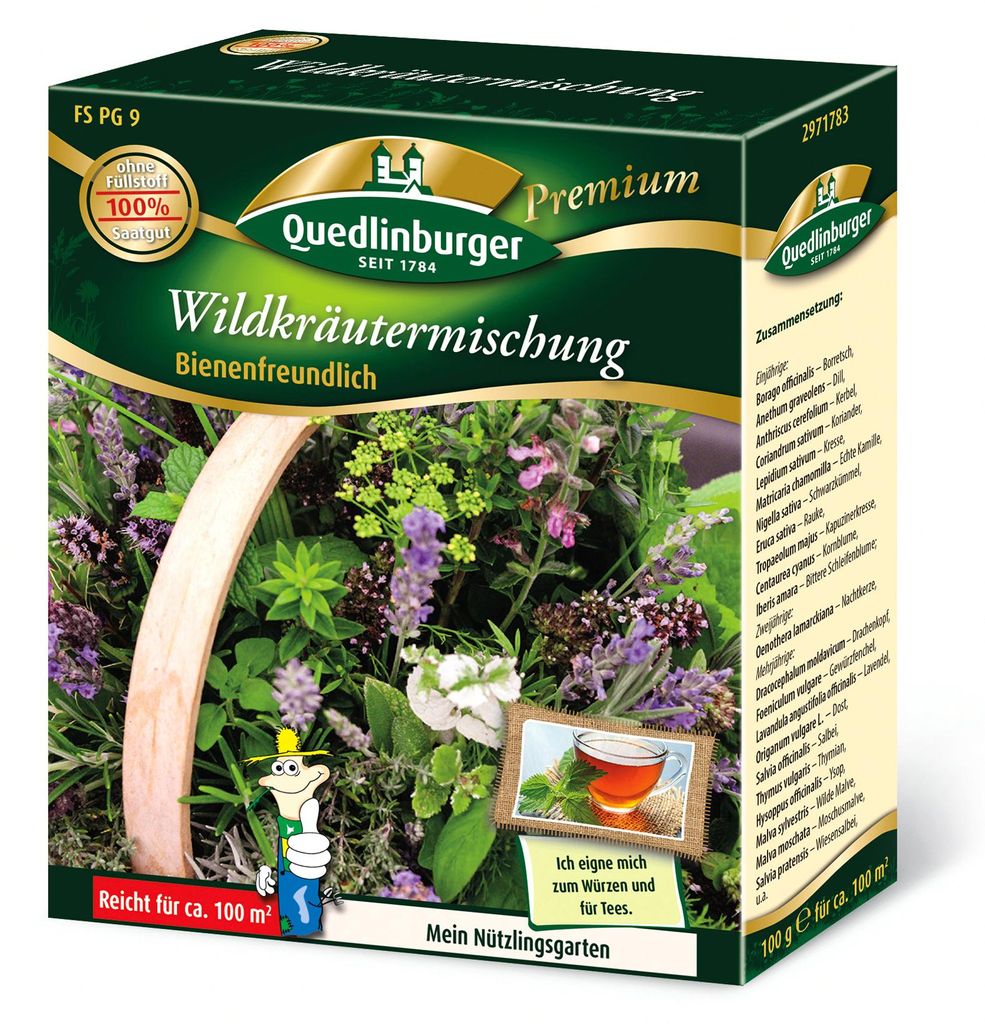 Artikelbild 2 von 'Wildkräuter Wildkräutermischung (100 g)' aus der Kategorie Wildblumenwiese