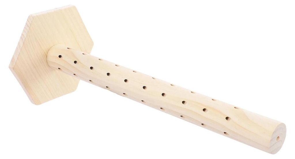 Holz Lutscher- und Cake Pop Halter - Tischständer - Wiederverwendbarer Lollipop Display - Für Party und Hochzeit - Naturholz