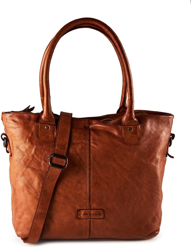 HAROLD'S Schultertasche Submarine Shopper Cognac braun