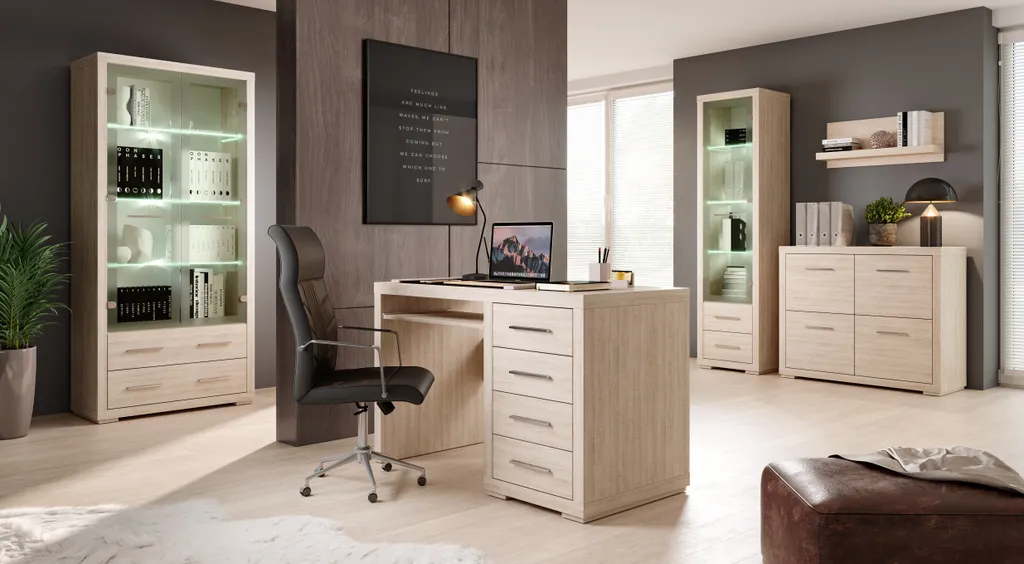 Bureau MINIO VEGAS 28 Santana avec tiroirs - Poste de travail robuste