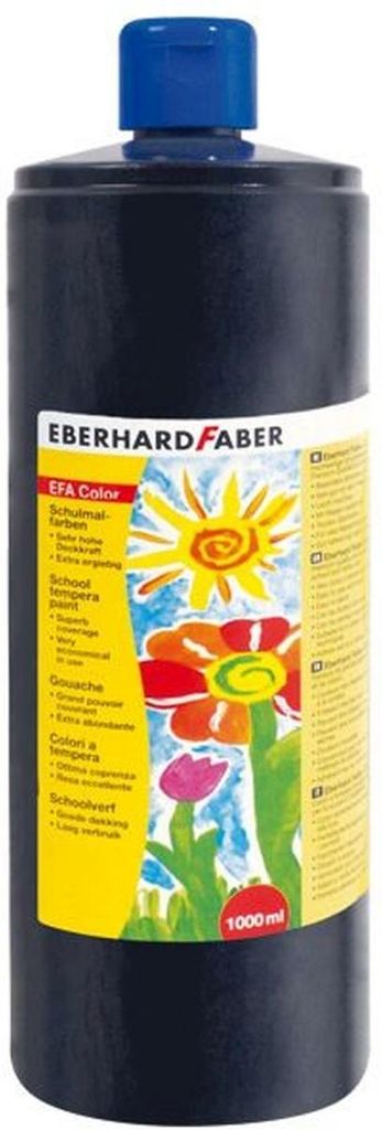Eberhard Faber EFAColor, Černá, 1000 ml, 1 kusů Obrázek produktu 