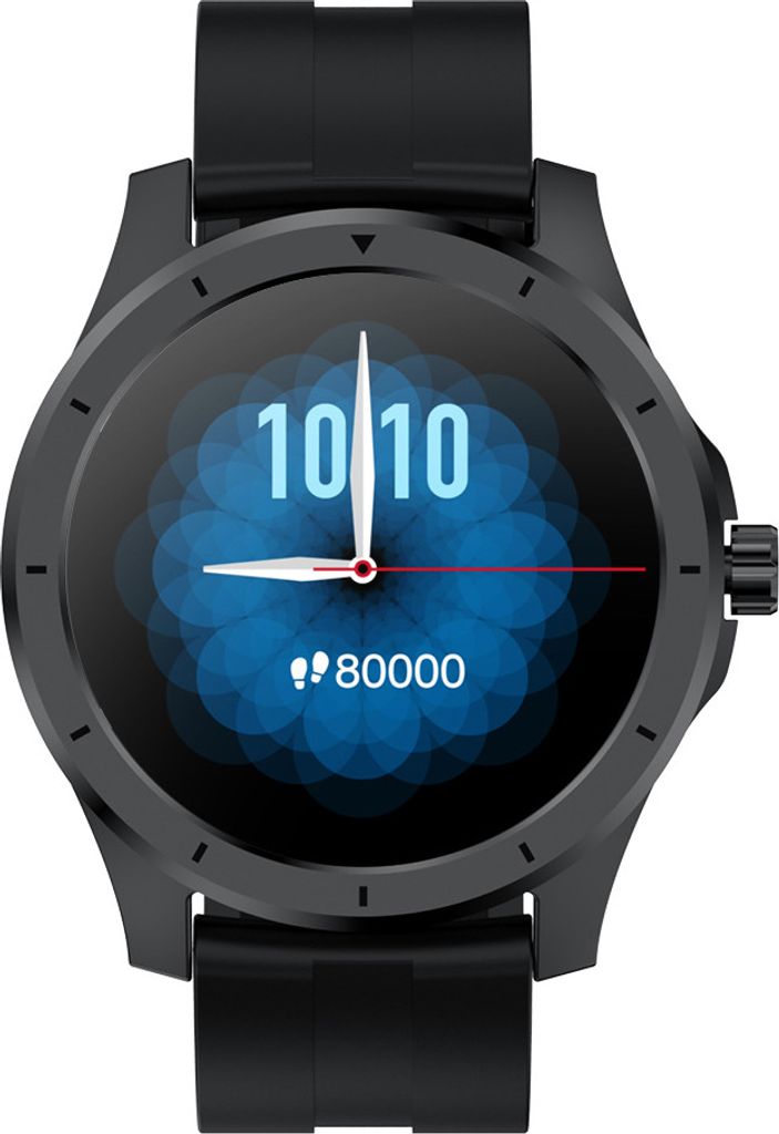 INF Smartwatch mit Bluetooth-Anruffunktion Schwarz