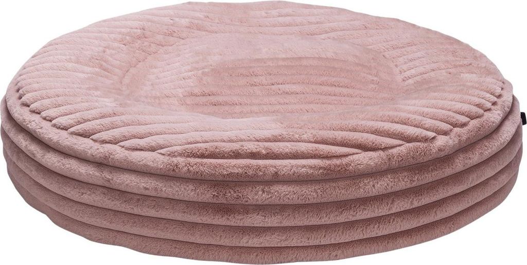 Designed by Lotte Hundekissen Reza rund rosa, Maße: 95 x 95 x 20 cm