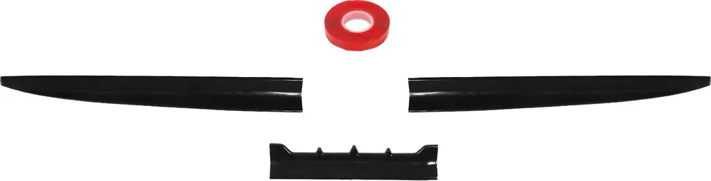 Aileron de Coffre Universel 3 Pièces Noir Brillant pour Berline 135cm