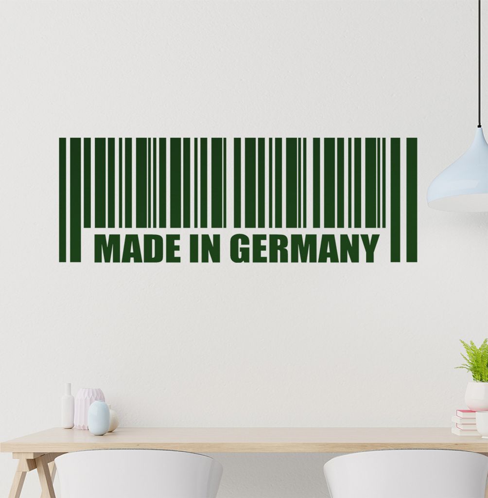 Germany Wandtattoo in 6 Größen - Wandaufkleber Wall Sticker - Dekoration, Küche, Wohnzimmer, Schlafzimmer, Badezimmer
